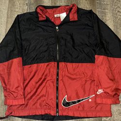 Vintage Nike Swoosh Windbreaker Jacket size XL