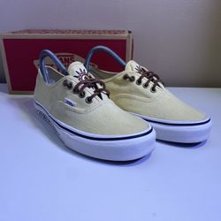 VANS YELLOW LOW “ PARKS PROJECT WILD N FREE “ SNEAKER MENS SZ 7 WOMENS SZ 8.5