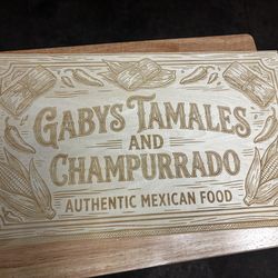Custom wood sign