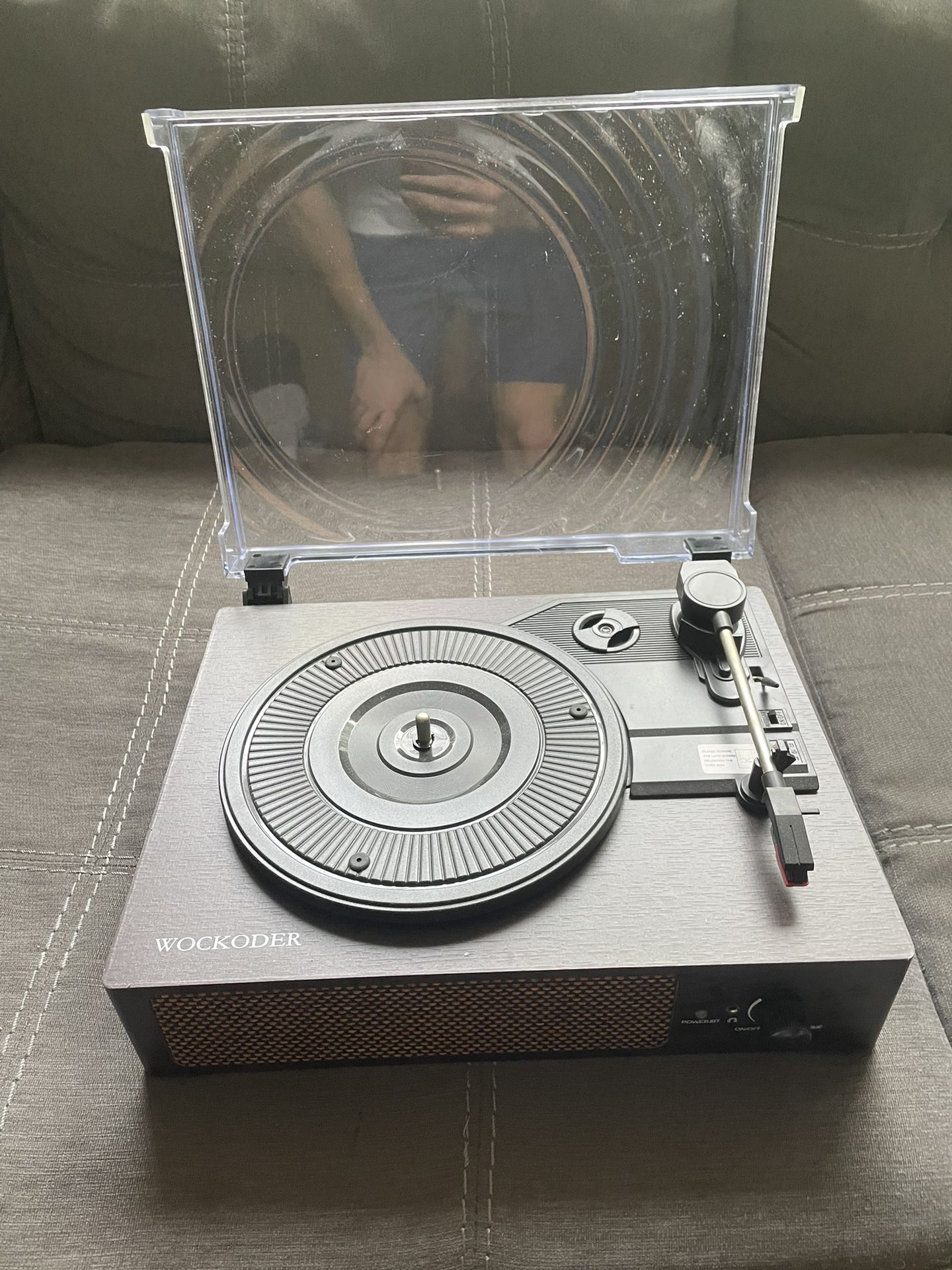 New! Wockoder Record Player 
