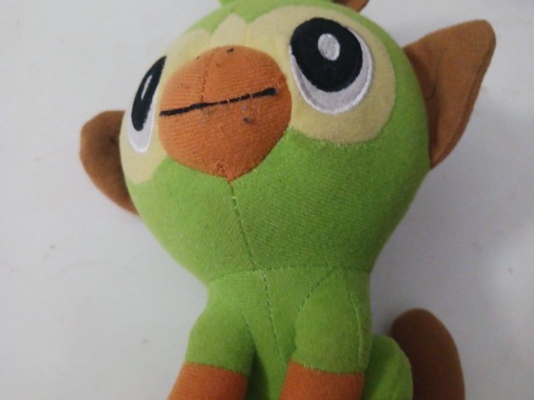 Pokemon Grookey 8" Soft Toy Plush Nintendo Jazwares Green Monkey 2021 Grass Type