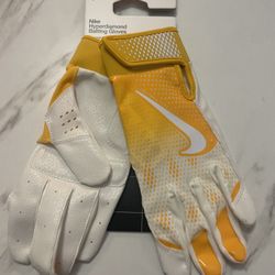 Nike Hyperdiamond Select Batting Gloves Diamond Sports Softball Women's LARGE