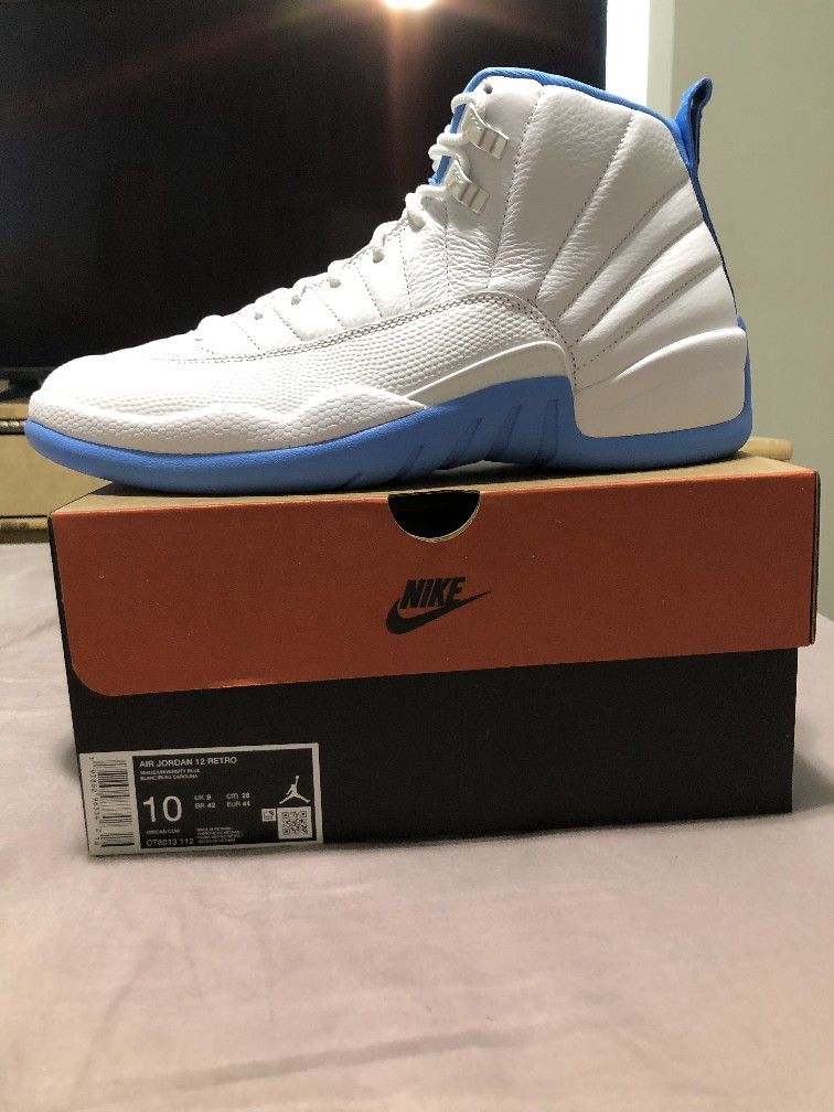 Jordan 12 White/blue Brand New