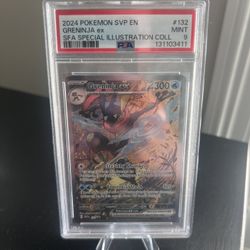 Greninja Black Star 132 Promo PSA 9