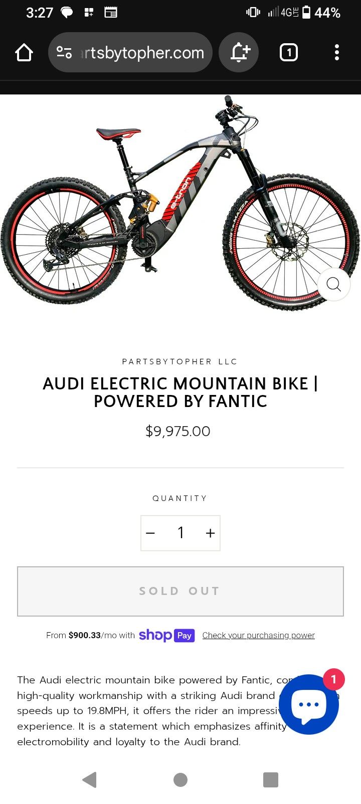 Audi Fantic Bike