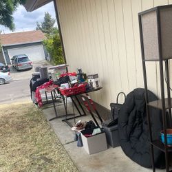 Yard Sale Going On