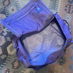 60L Purple Baboon To The Moon Duffle/backpack