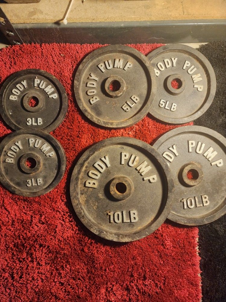 1in Hole Iron Plates, Barbells, And Dumbell Handles 