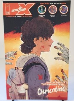 Skybound X #1 Cover C Variant 1st Clementine - The Walking Dead - Rick Grimes