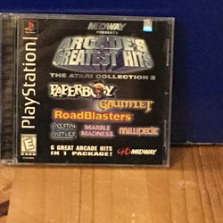 PS1 game  Arcades greatest hits