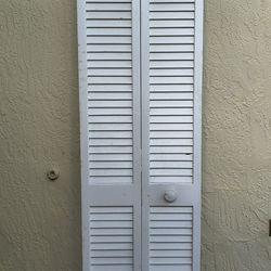 18" X 80" Louver Bifold Closet Door 