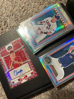 2025 Panini USA Stars & Stripes Prospect Lot – Owen Gregg Auto /25, Relic, Parallels