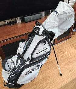 HONMA 9 inch CB2122 Ultralight Golf Stand Bag - White for Sale in 