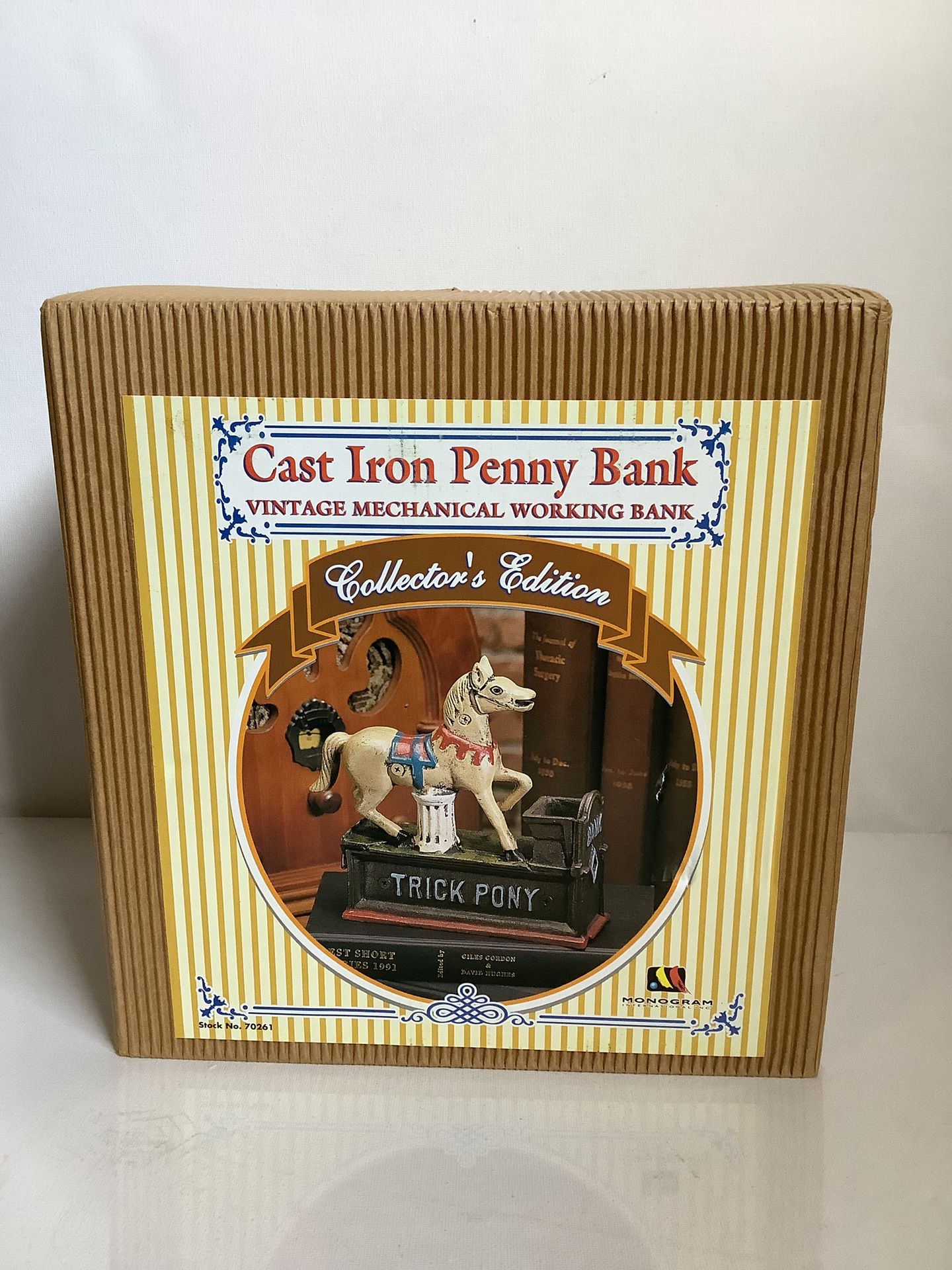 Trick Pony Cast Iron Penny Bank
