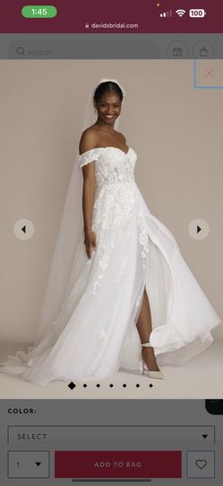 David’s Bridal Wedding Dress