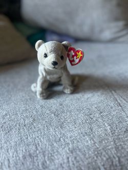 Ty Beanie Baby Almond Bear Plush Beanbag 1999 Vintage Beanie Babies