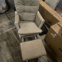 Rocking Chair and foot stool