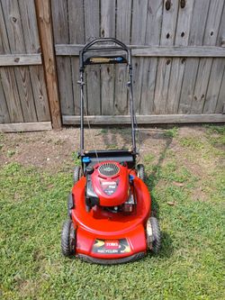 Self-Propelled No Bag Lawn Mower Working Good You Can Try It Before