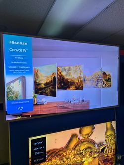 85in Hisense ‘Canvas’ TV with Frame!!
