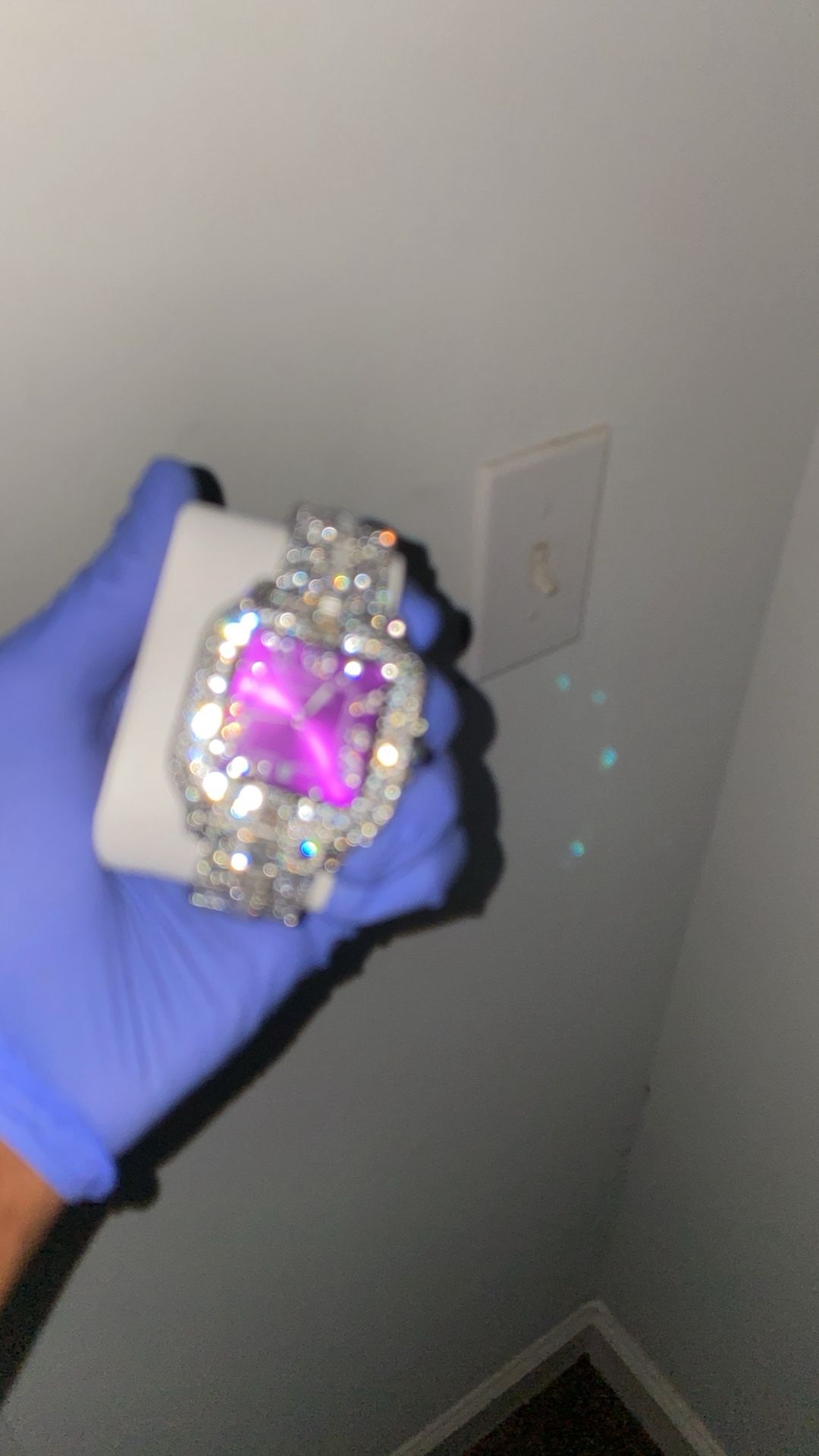 Brand New Iced Out Bust Down Watch