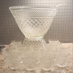 Glass Punch Bowl