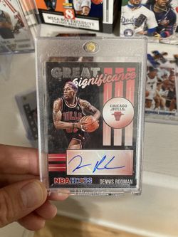DENNIS RODMAN 2020-21 NBA HOOPS BASKETBALL GREAT SIGNIFICANCE AUTO CHICAGO