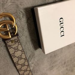 BROWN GUCCI BELT