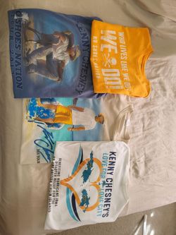 Kenny Chesney Concert T-Shirt Lot of 4