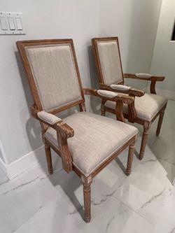 2 Gorgeous brand new end chairs / side chairs