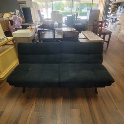 New BLACK FUTON SLEEPER SOFA 