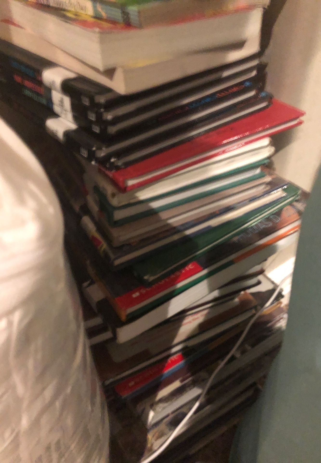 A lot of books