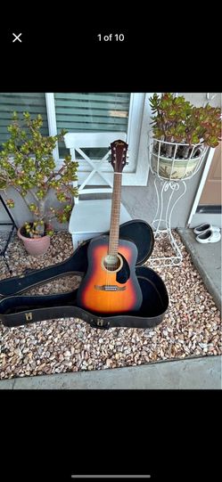 Fender FA-125CE Dreadnought Acoustic-Electric Guitar Sunburst💗💗💗💗