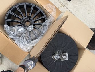 20” Rims Black (2) Only