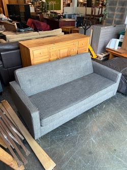 Gray Sleeper Futon in Fair Condition