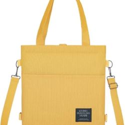 Aesthetic Versatile Canvas Shopper Tote Bag for Women with Pockets and Zipper - Stylish Reusable Shopping Bags