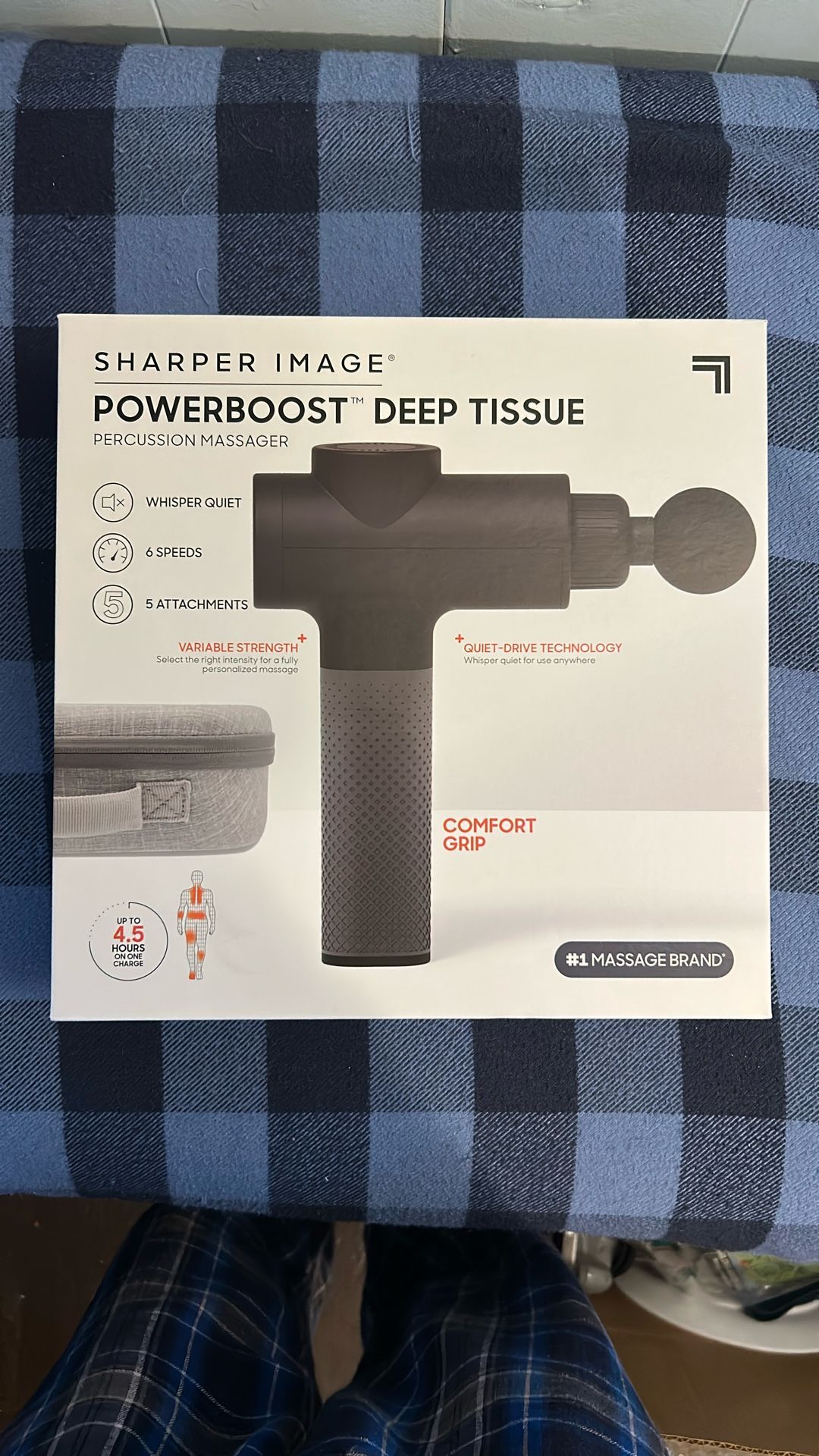 Sharper Image Powerboost Deep Tissue Massager