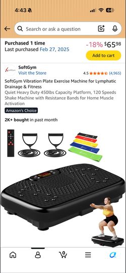 SoftGym Vibration Plate
