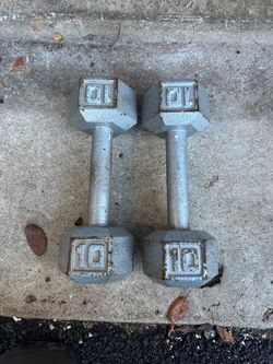 Pair of 10lb Dumbbells