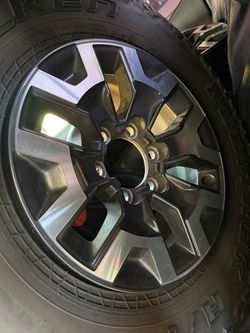 Oem Tacoma rims off-road set