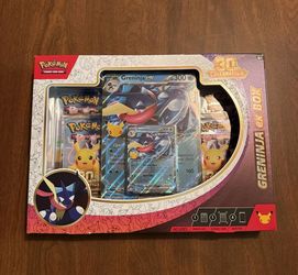 Pokemon 30th anniversary Greninja ex box $50!!!