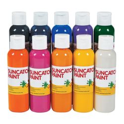 10-Color Assorted Suncatcher Paint Pack 
