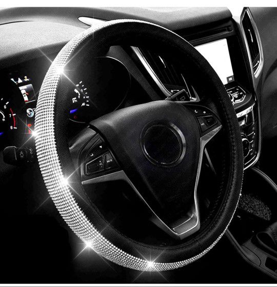 Steering Wheel Cover 15 1/2 - 16 Inch Size