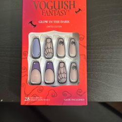 Halloween Fake Nails Glue Included