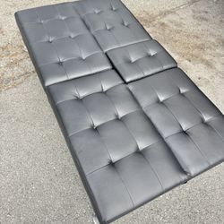 Leather Futon Sofa Bed 