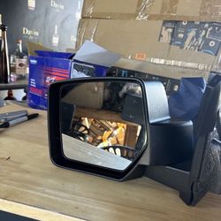 07-15 Jeep Patriot power adjustment Manual folding heated side view mirror