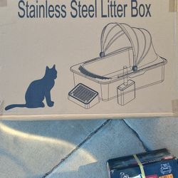 Stainless Steel Brand New Litter Box 