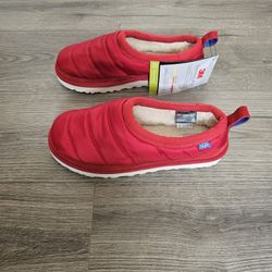 UGG Tasman LTA Insulated Red Slippers Mens Size 9