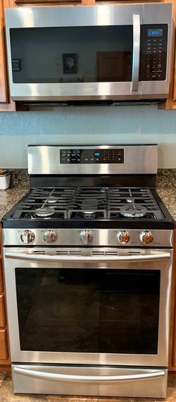 Microwave, Gas Stove, Dishwasher
