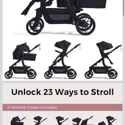 Momcozy Change Go Double Stroller 