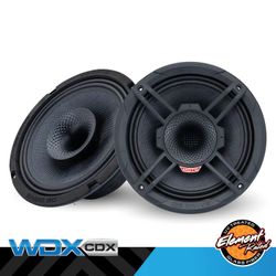 DB Drive 8 in. 2-Way Loudspeaker W/Rear Mounted Comp. Driver w/glass fiber element rated con